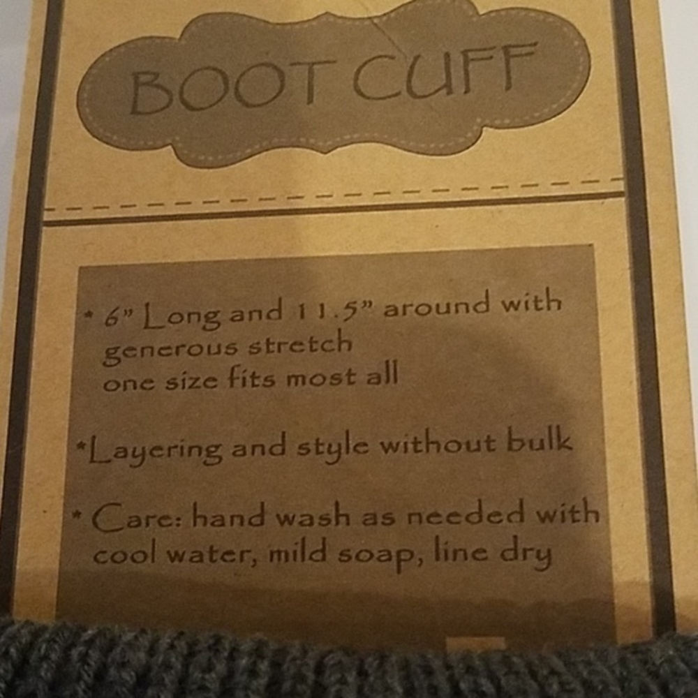 C.C Boot Cuff Cable‎ Gray - Picture 4 of 4